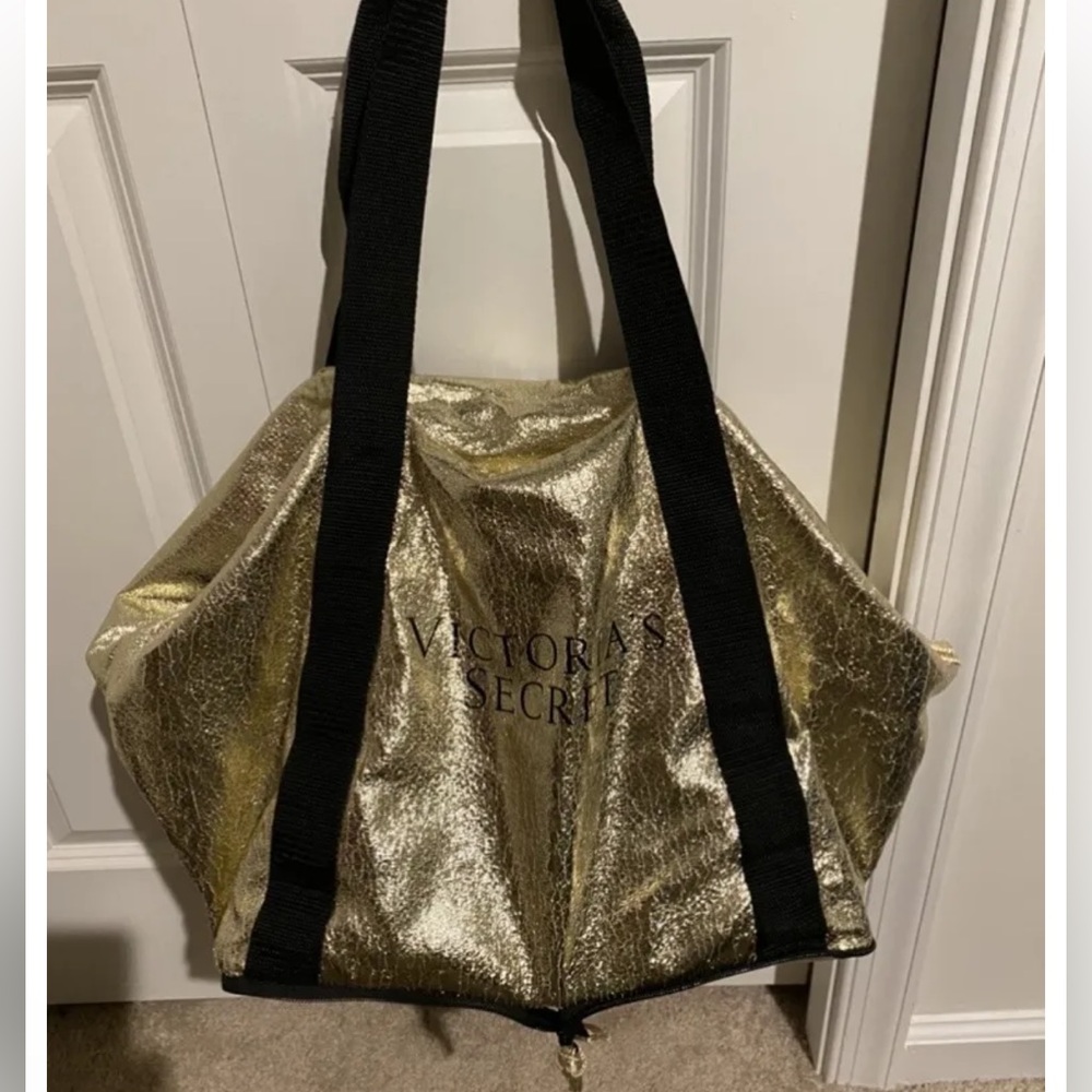 Victoria’s Secret Gold Folding Bag
